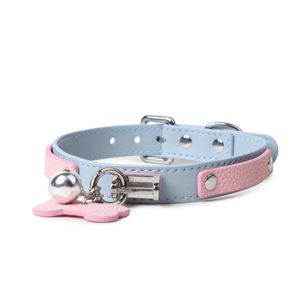 Cute Bone BDSM Collars for Couples