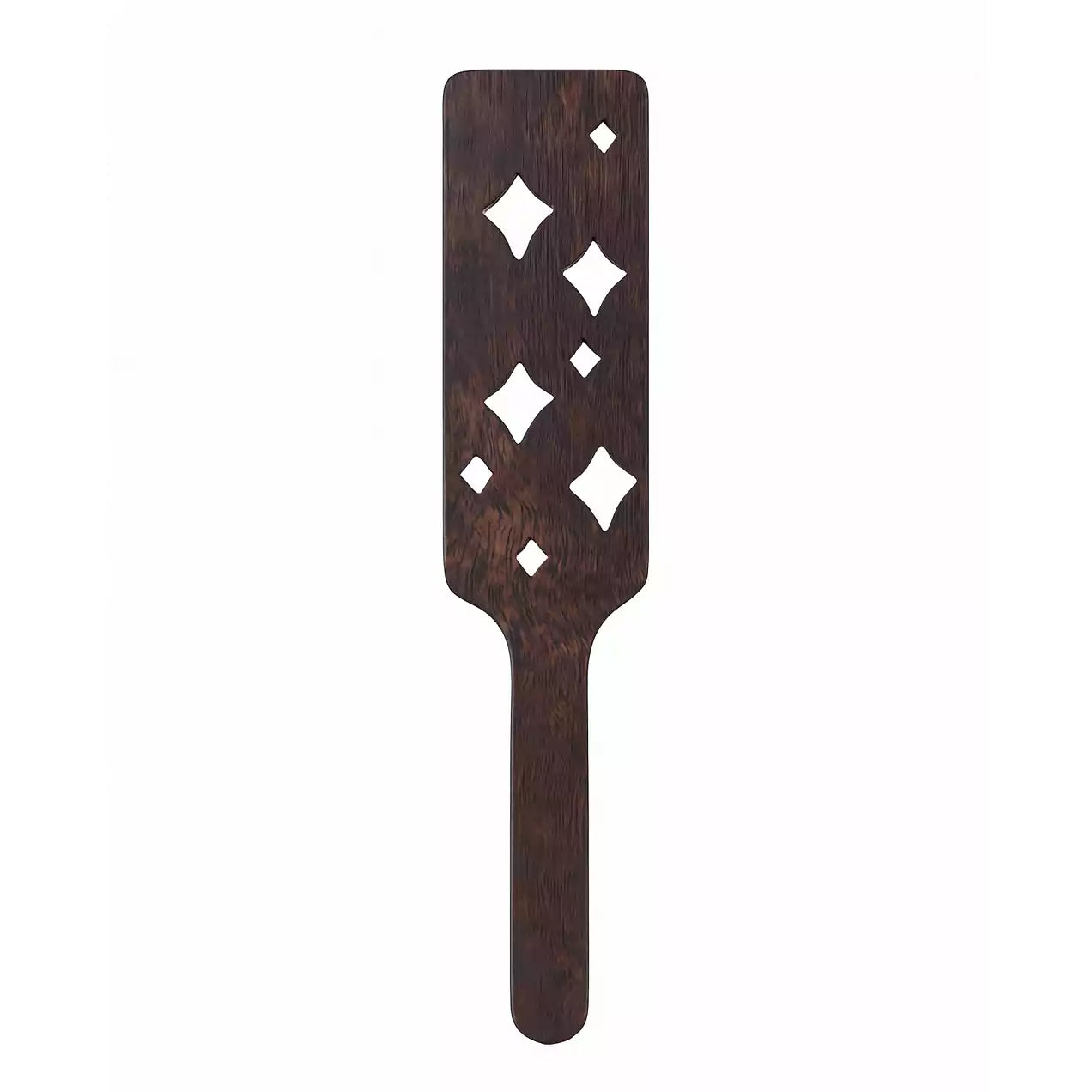 Ebony Perforated Spanking Paddle — Solid Ebony, Perforated Design