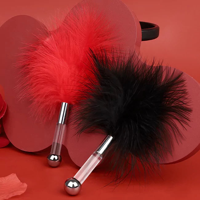 Feather Teaser & Anal Plug Dual-Use Wand