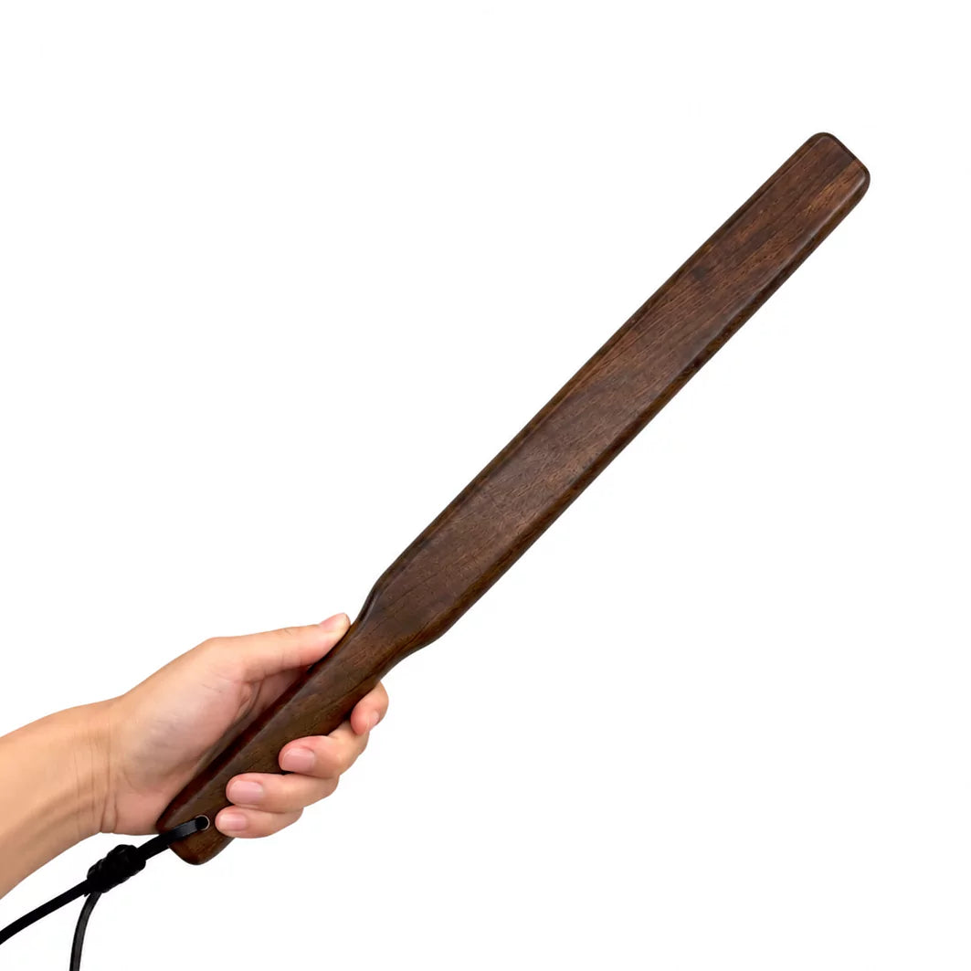 Golden Sandalwood Double-Layer Solid Wood Paddle