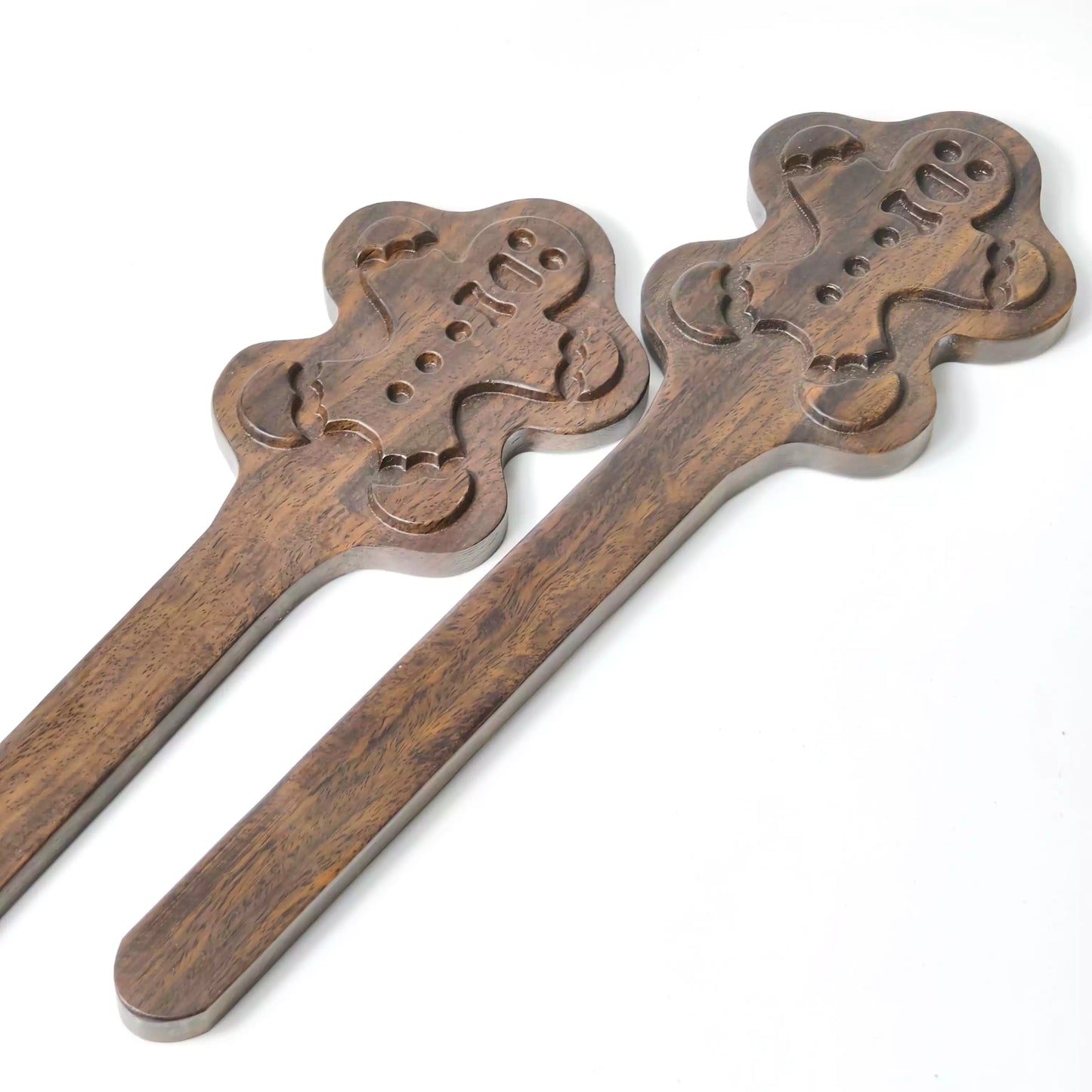Pala para nalgadas de jengibre — Madera maciza, forma de jengibre