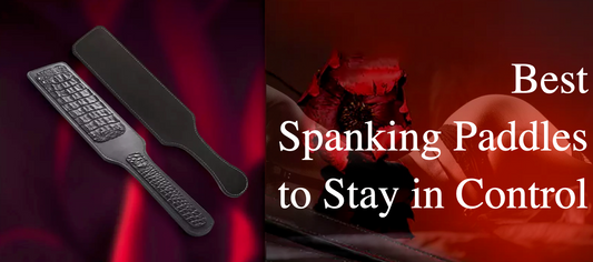 spanking paddle creating controlled visible marks with soft edges and even distribution