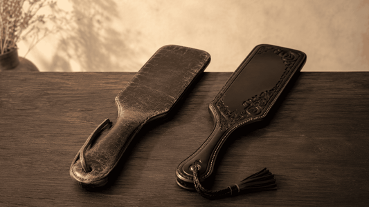 basic leather paddle