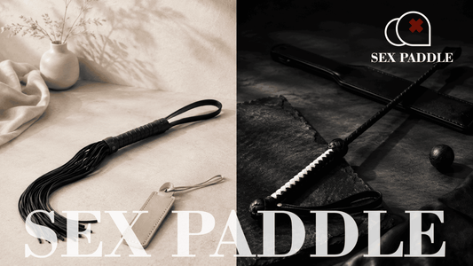 beginner flogger and advanced impact toy set in contrasting studio lighting