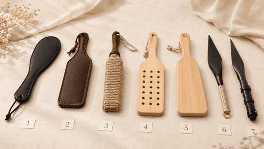 seven sex paddles ranked and arranged on dark surface showing 2026 top picks