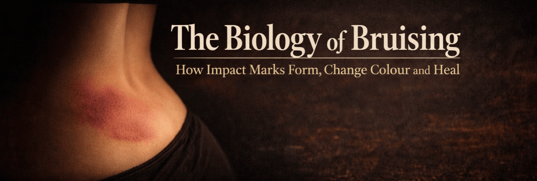The biology of bruising from impact play — how marks form and heal