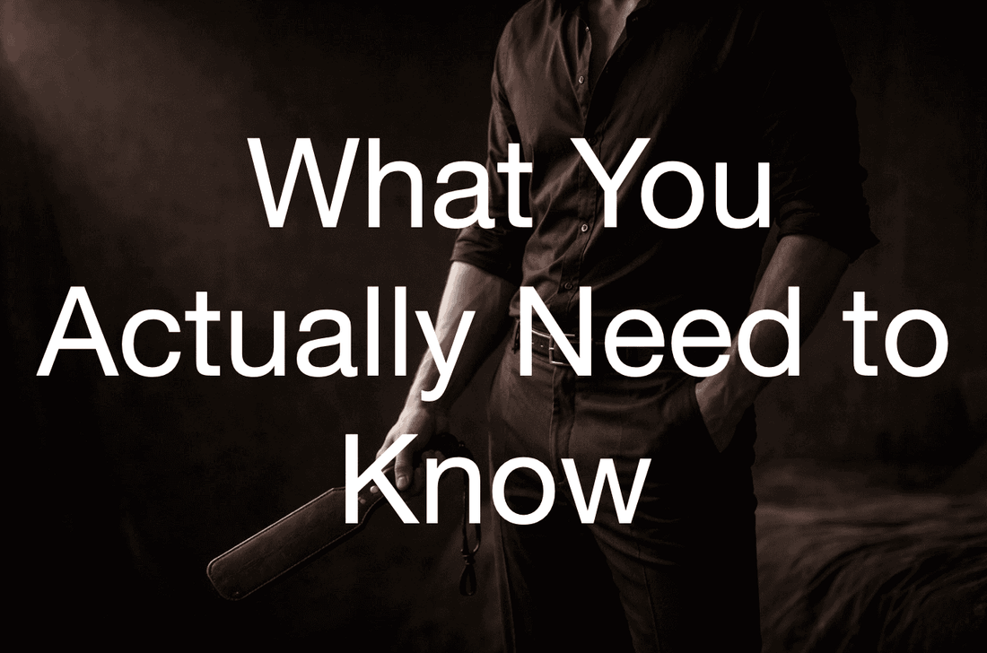 The Dominant's first BDSM session — what you need to know 