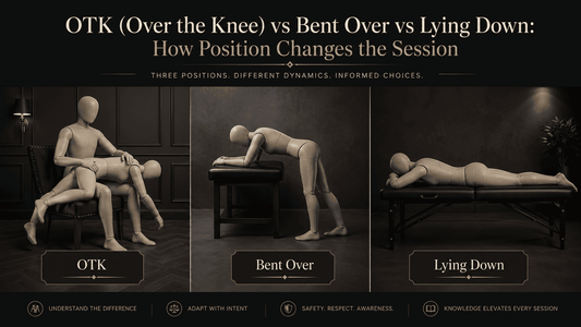 OTK bent over and prone lying down position comparison showing target zone access tissue distribution practitioner mechanics 