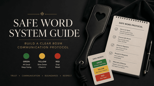 Safe word system communication protocol structure in bdsm mpact play