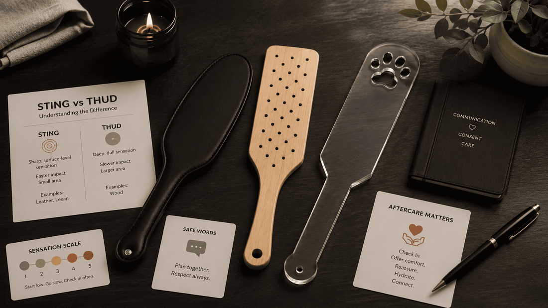 paddles beside sting thud notes 
