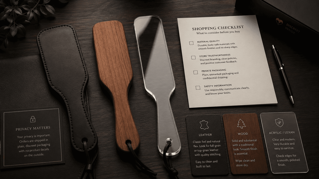 paddles beside buying checklist