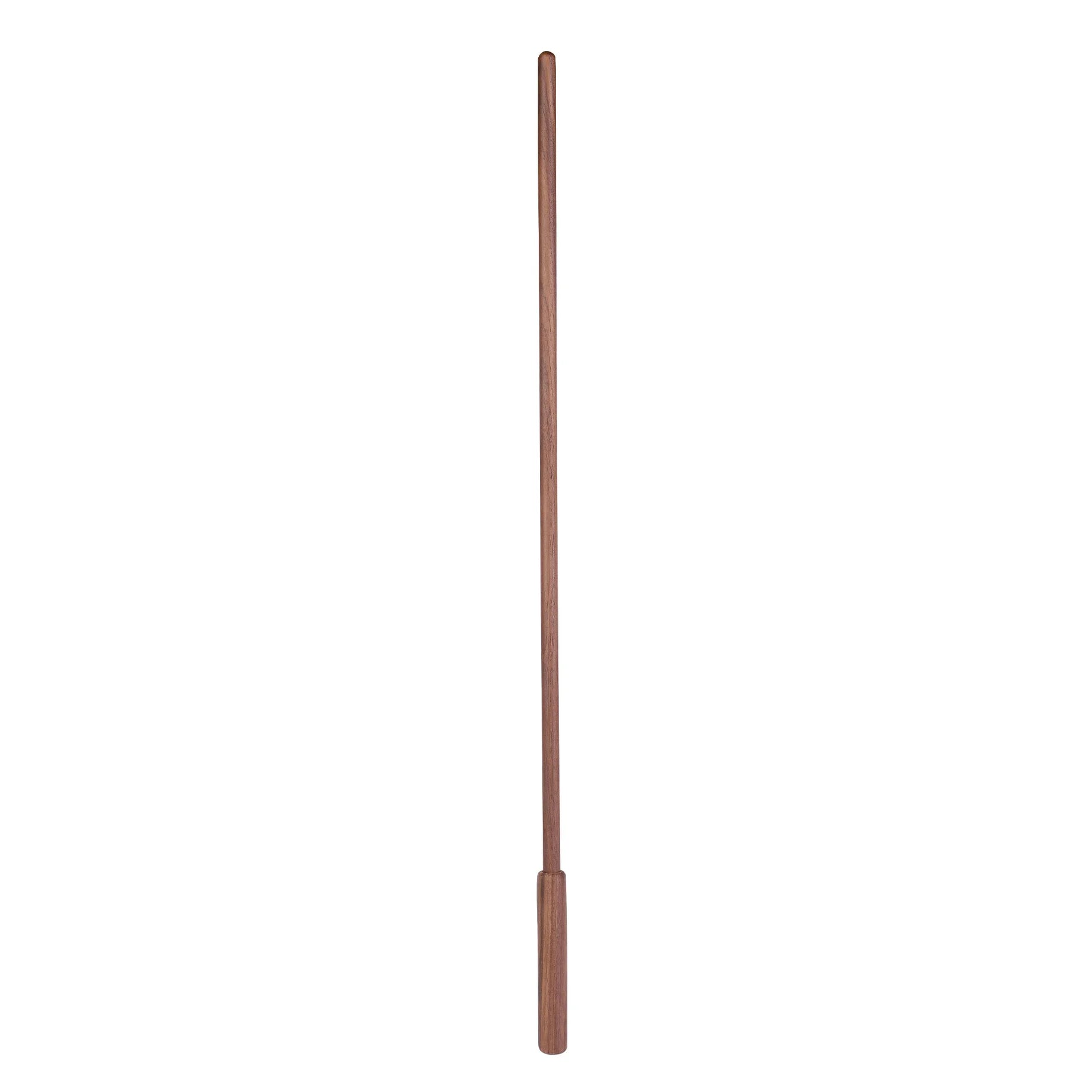 Rubber-coated pointer cane from 5-piece solid wood spanking set full view