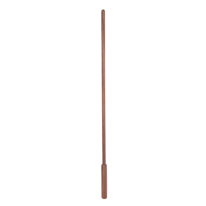 Rubber-coated pointer cane from 5-piece solid wood spanking set full view