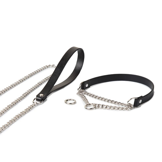 Adjustable Leather BDSM Collars