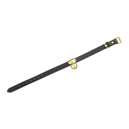 BDSM Collars Matte Black Leather