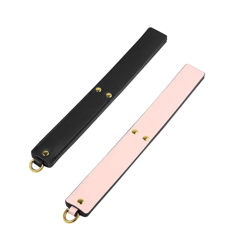 Spanking Paddles in Black & Pink Color Blocking