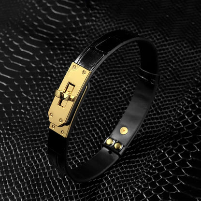 Leather Black bondage Choker BDSM Collars