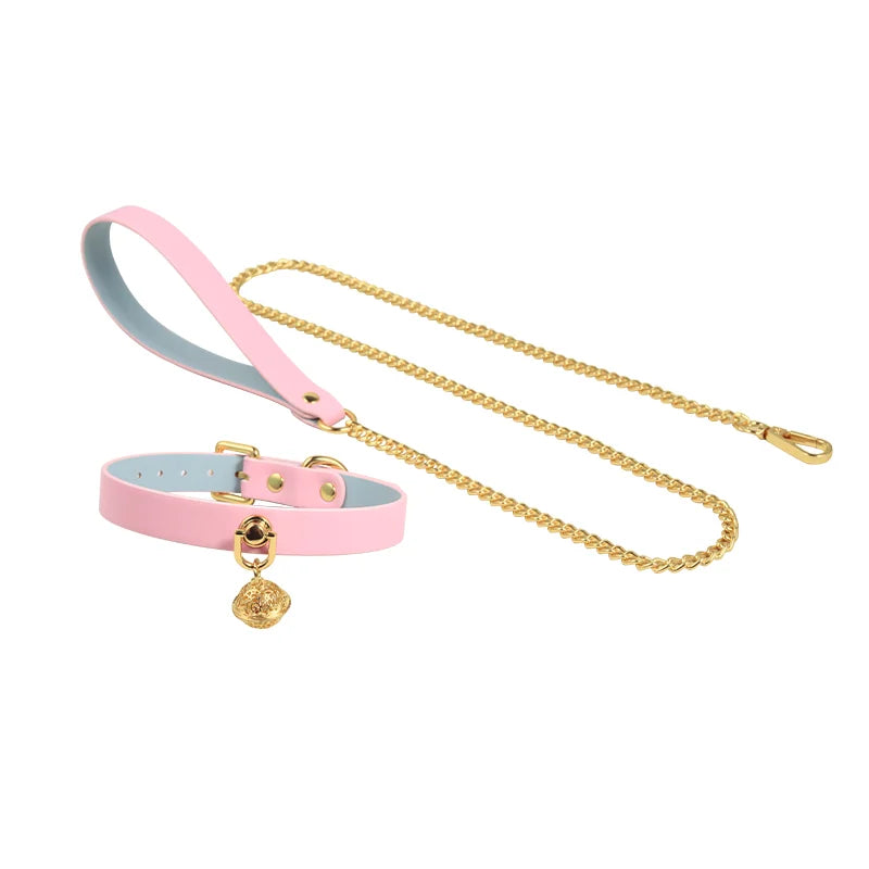 Color Block Bell BDSM Collars