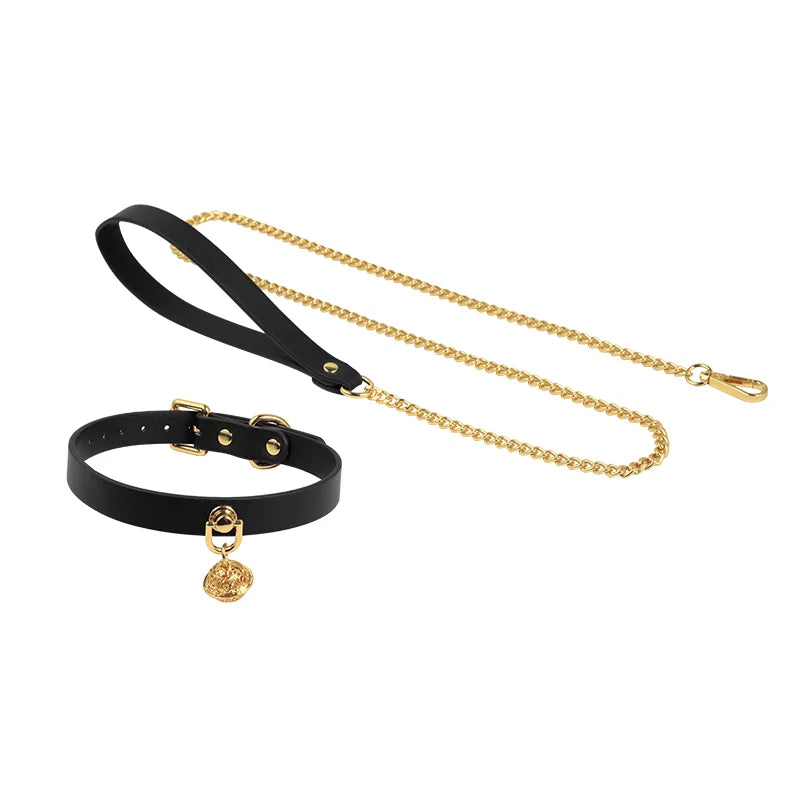 Color Block Bell BDSM Collars