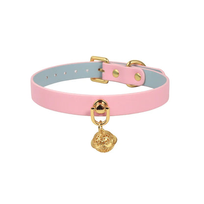 Color Block Bell BDSM Collars