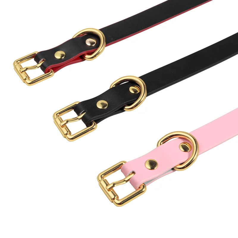 Color Block Bell BDSM Collars