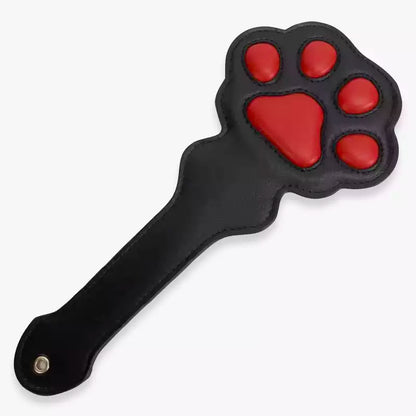 Niedliche Katzenpfoten-Spanking-Paddel — Kontrastpfote Kunstleder Leuchtende Farben