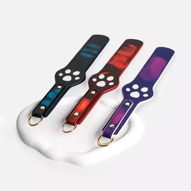 Farbwechsel-Pfoten-BDSM-Paddle — Thermochromes Pfoten-Design