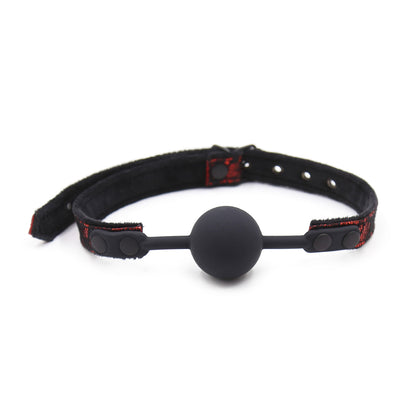 Durable Suede BDSM Ball Gags