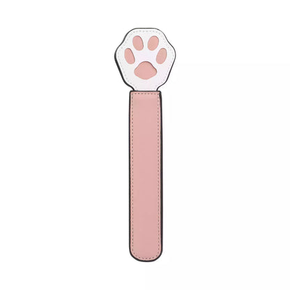 Tabla para nalgadas con doble capa y diseño de huella de gato — Cuero de PU, Diseño de huella de gato