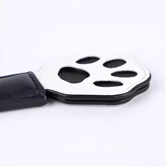 Tabla para nalgadas con doble capa y diseño de huella de gato — Cuero de PU, Diseño de huella de gato