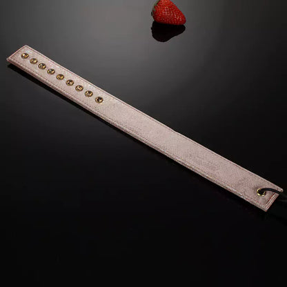 Leather Ruler Spanking Paddle