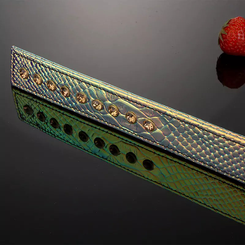 Leather Ruler Spanking Paddle