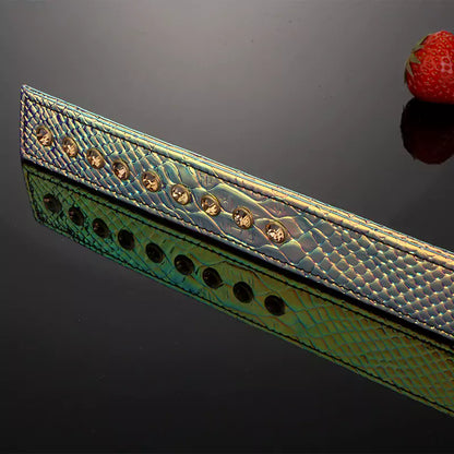 Leather Ruler Spanking Paddle