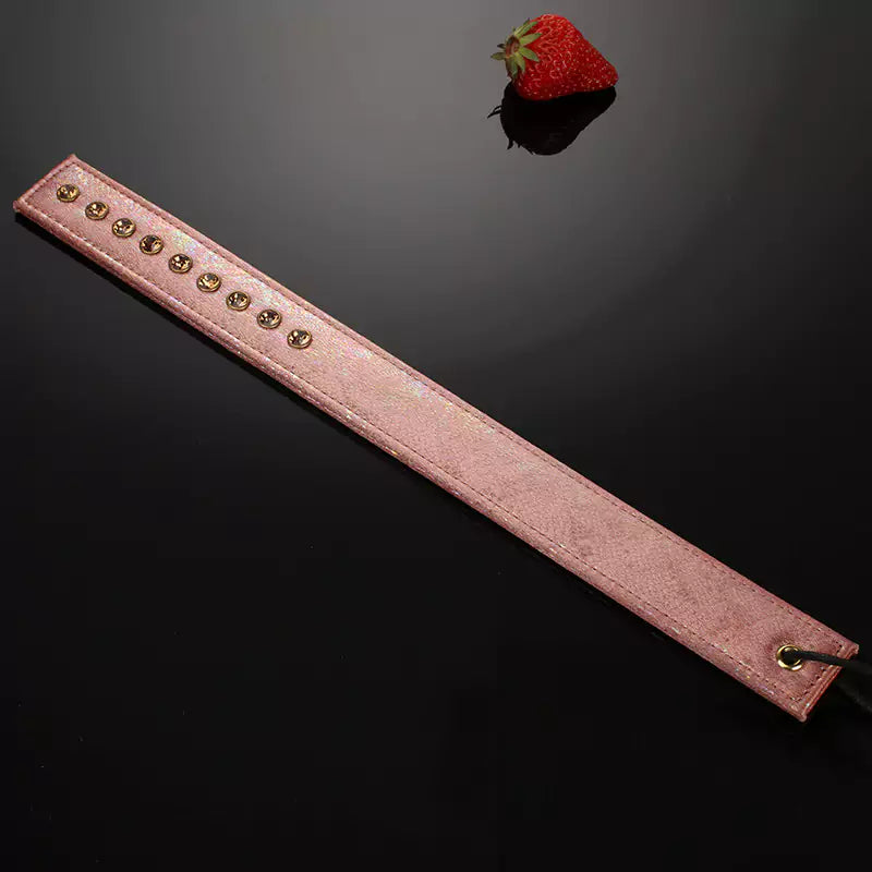 Leather Ruler Spanking Paddle