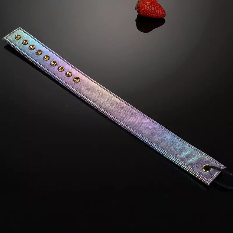 Leather Ruler Spanking Paddle