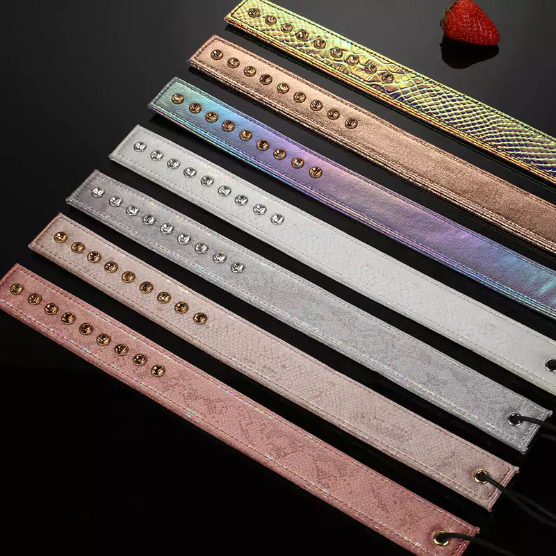 Leather Ruler Spanking Paddle