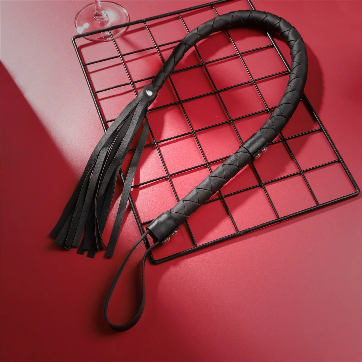 Mysterious Black BDSM Whip - BDSM Toys