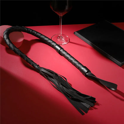 Mysterious Black BDSM Whip - BDSM Toys