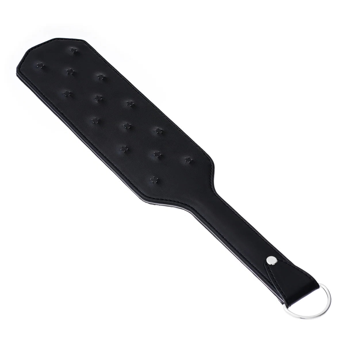 Patterned Embossed Leather Spanking Paddle