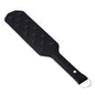 Patterned Embossed Leather Spanking Paddle