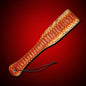 Snake-Pattern  Leather Spanking Paddle