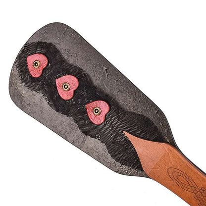 Solid Wood Spanking Paddle with Heart