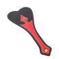 Spade-Shaped Leather Spanking Paddle