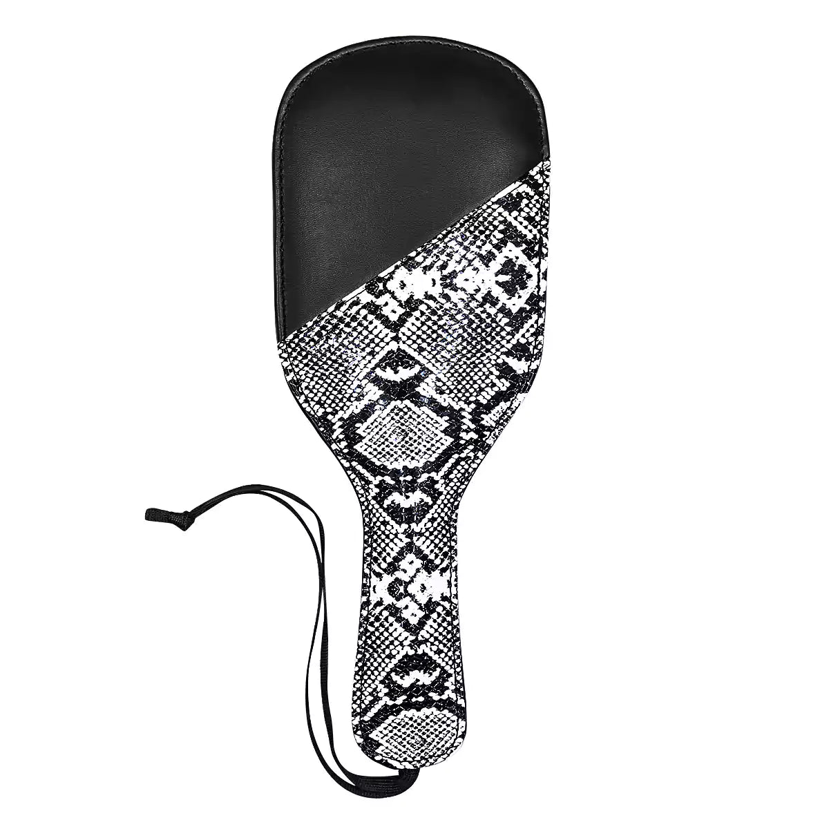 Snake Pattern Leather BDSM Paddle