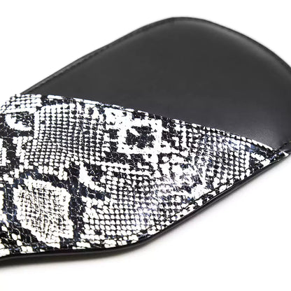 Snake Pattern Leather BDSM Paddle