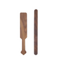 Set de paleta para nalgadas de madera de nogal — Madera de nogal maciza, set de dos piezas
