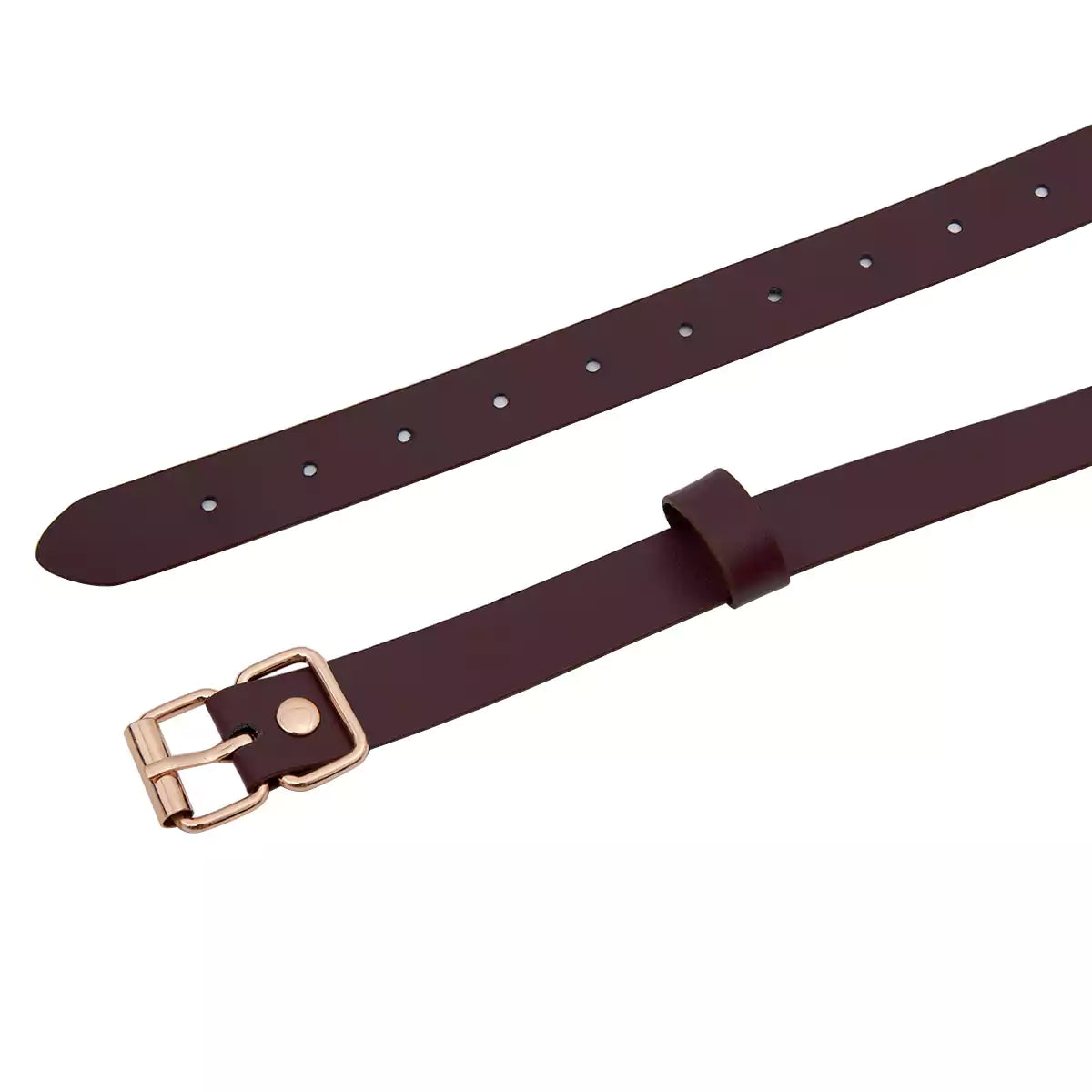 brown faux leather adjustable strap demonstrating fit control and tension balance