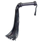 All-Black Faux Leather Flogger