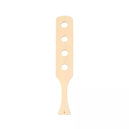 Pala de nalgadas perforada de madera de haya - Madera de haya europea, sin tratar