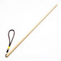 Beechwood round discipline rod full view natural wood tone